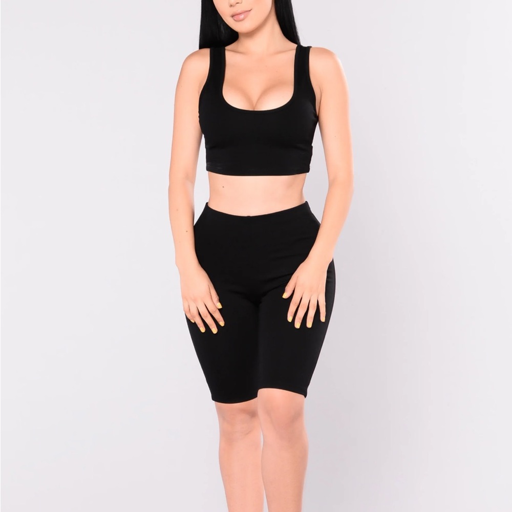 Biker short set